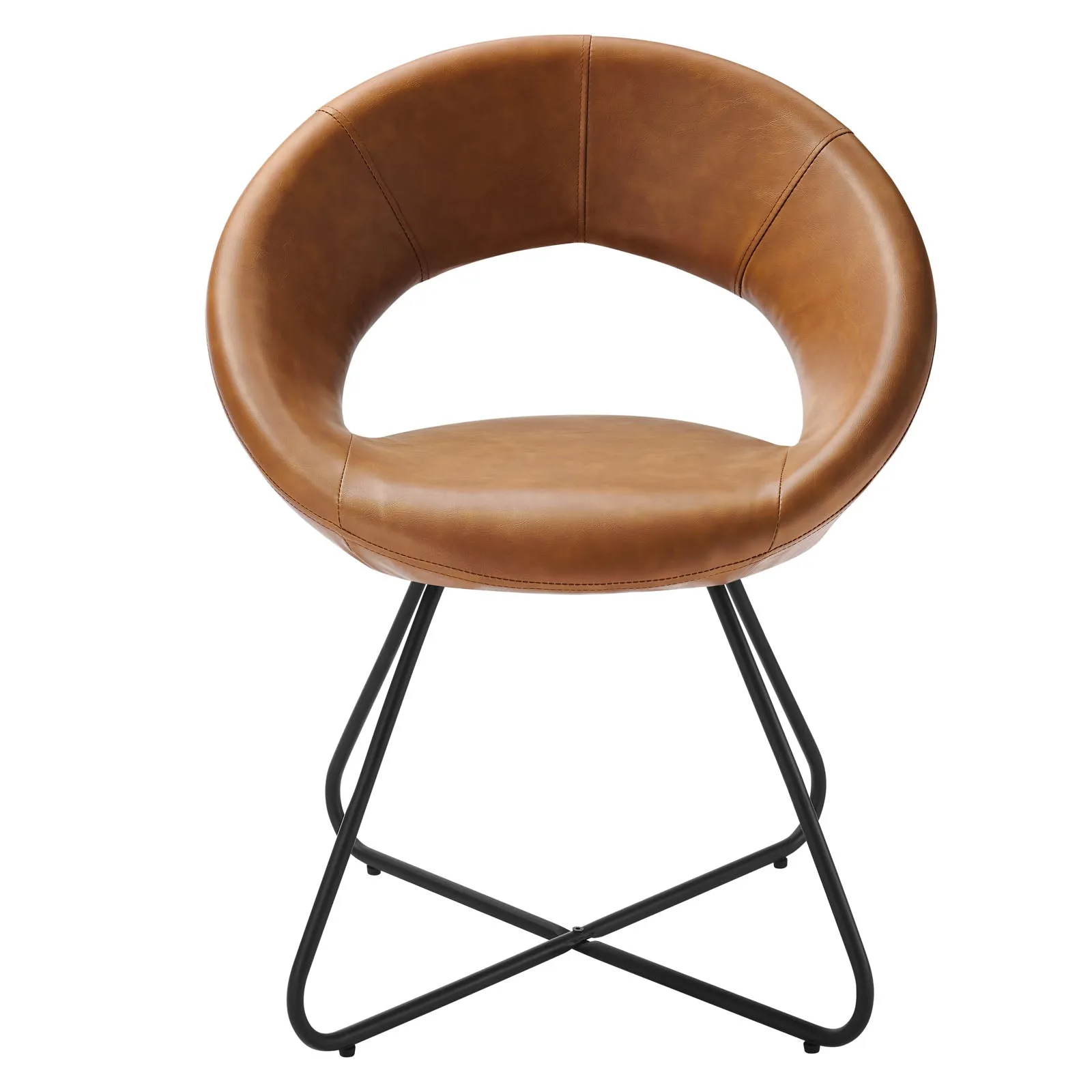 Modway Nouvelle Vegan Leather Dining Chair Set of 2 - EEI-4682