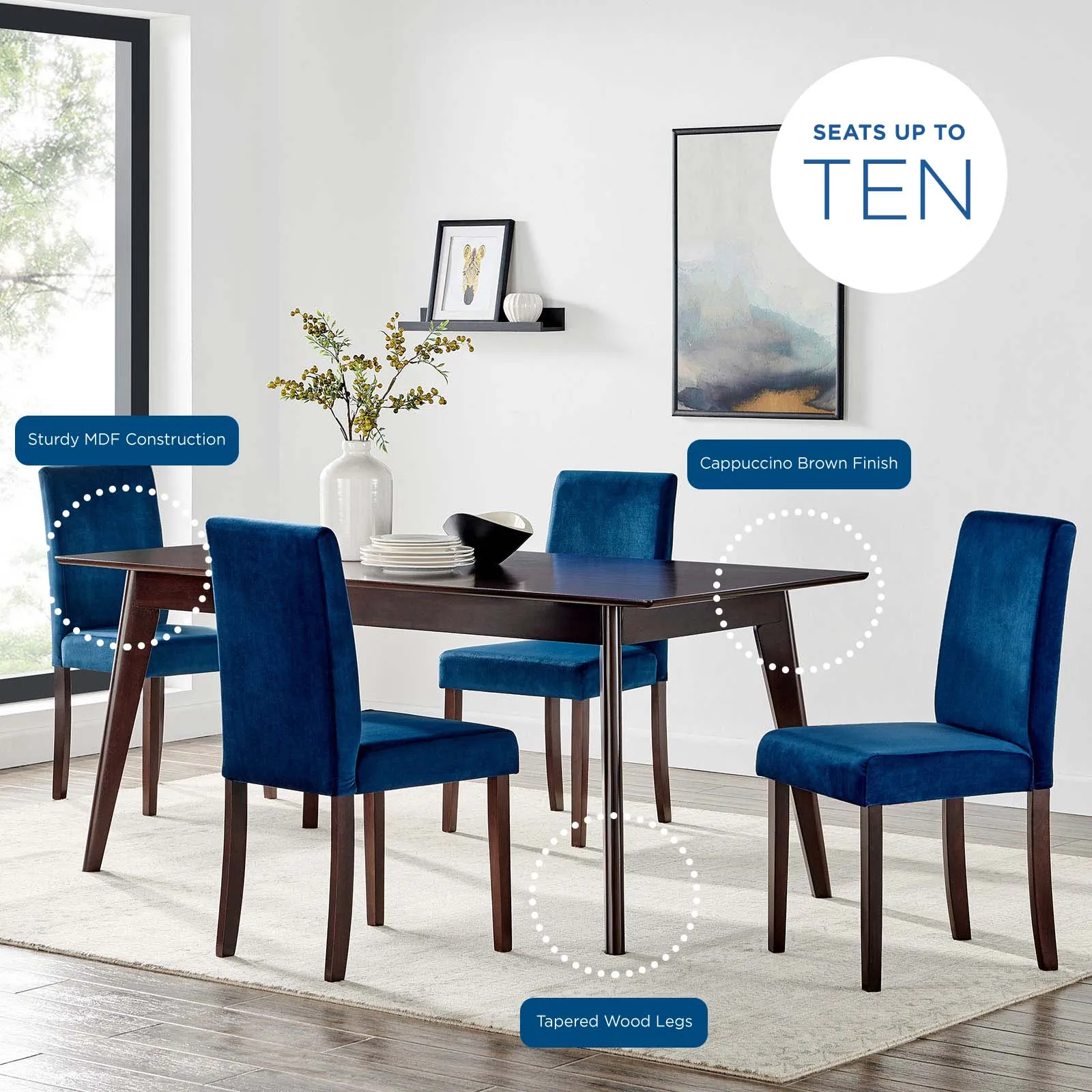 Modway Oracle 69" Rectangle Dining Table - EEI-3748