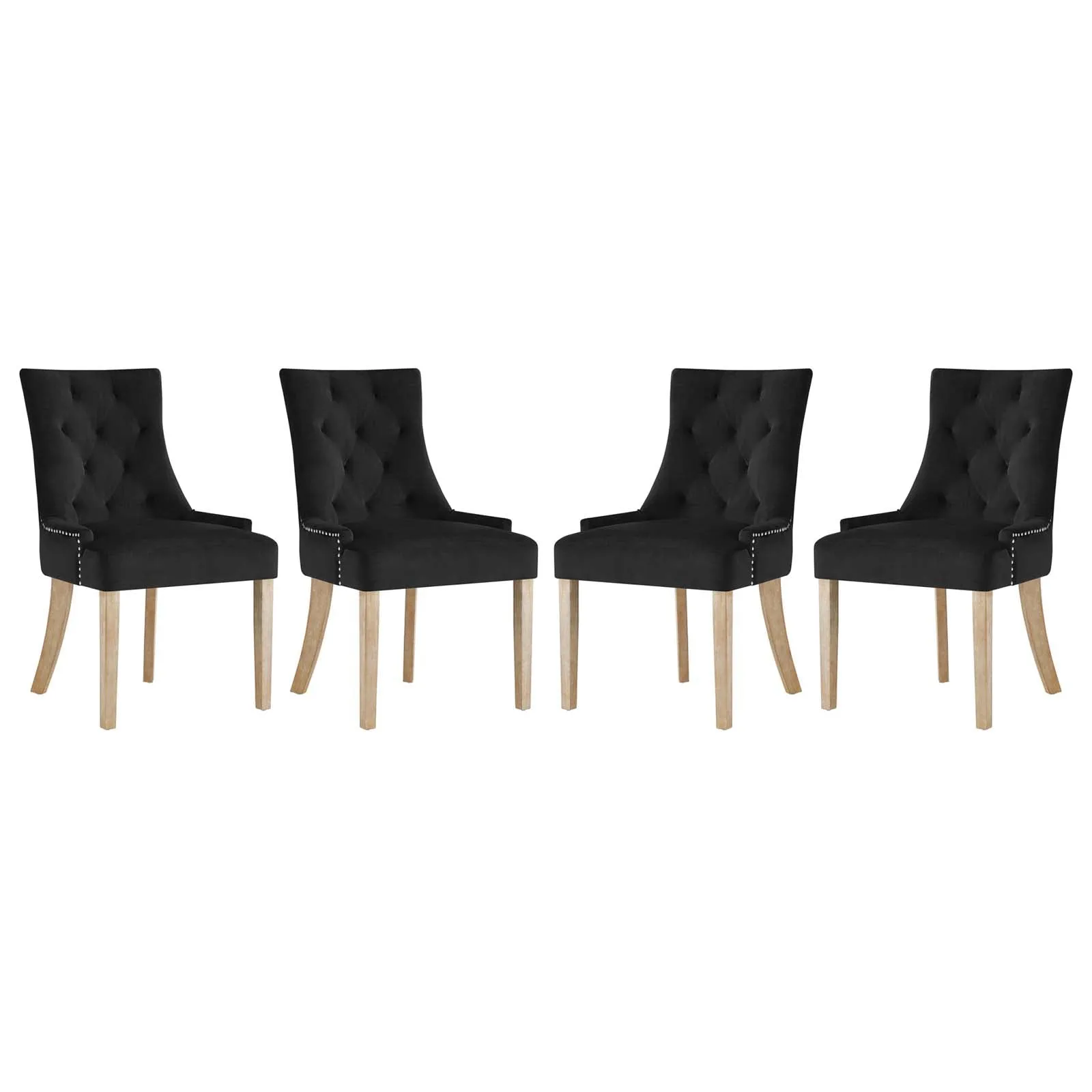 Modway Pose Dining Chair Performance Velvet Set of 4 - EEI-3505