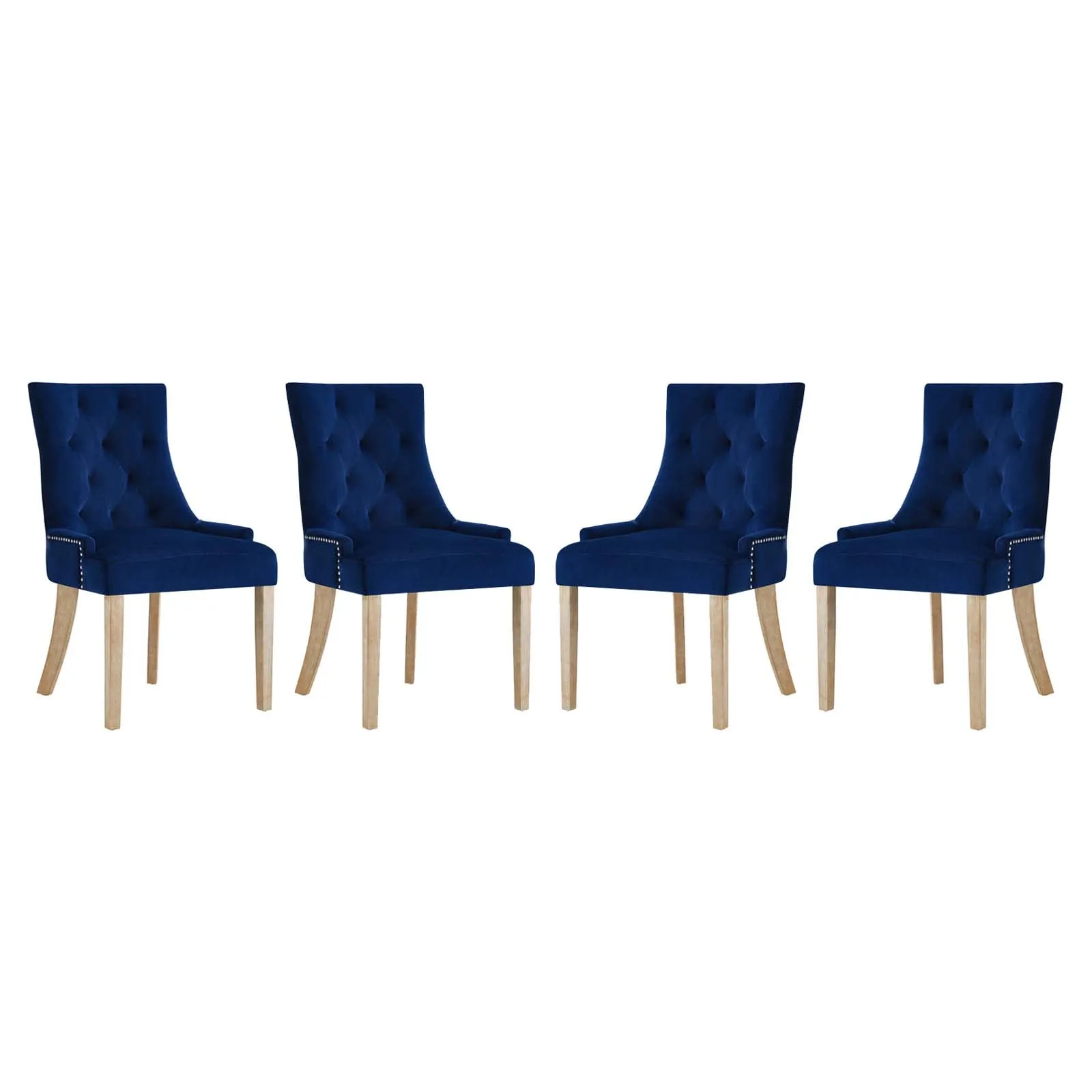 Modway Pose Dining Chair Performance Velvet Set of 4 - EEI-3505