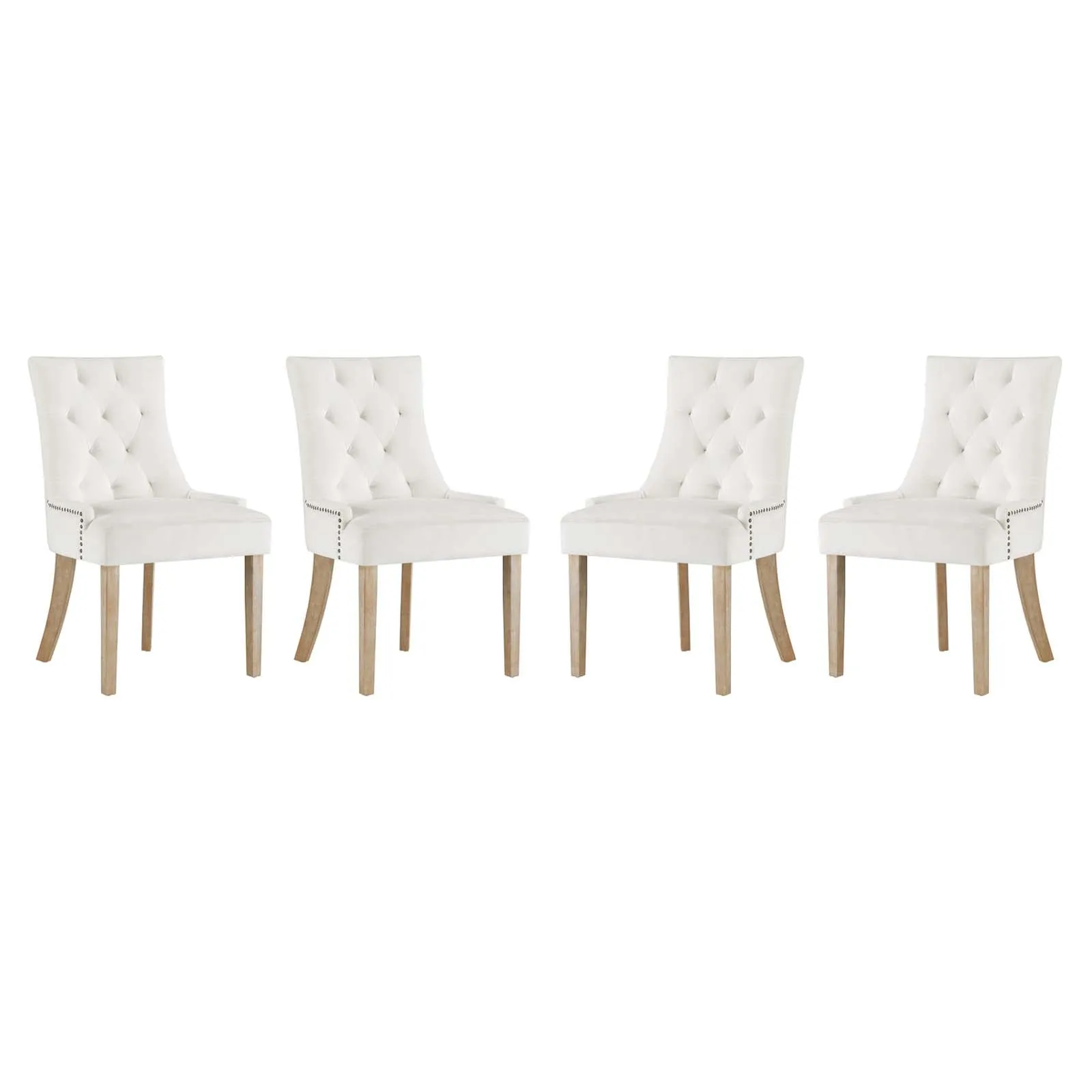 Modway Pose Dining Chair Performance Velvet Set of 4 - EEI-3505