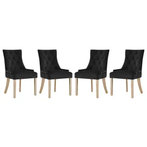 Modway Pose Dining Chair Performance Velvet Set of 4 - EEI-3505