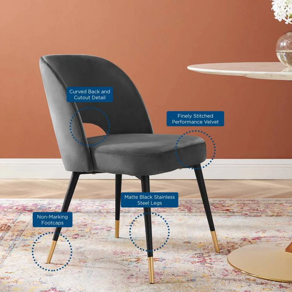 Modway Rouse Performance Velvet Dining Side Chair - EEI-4212