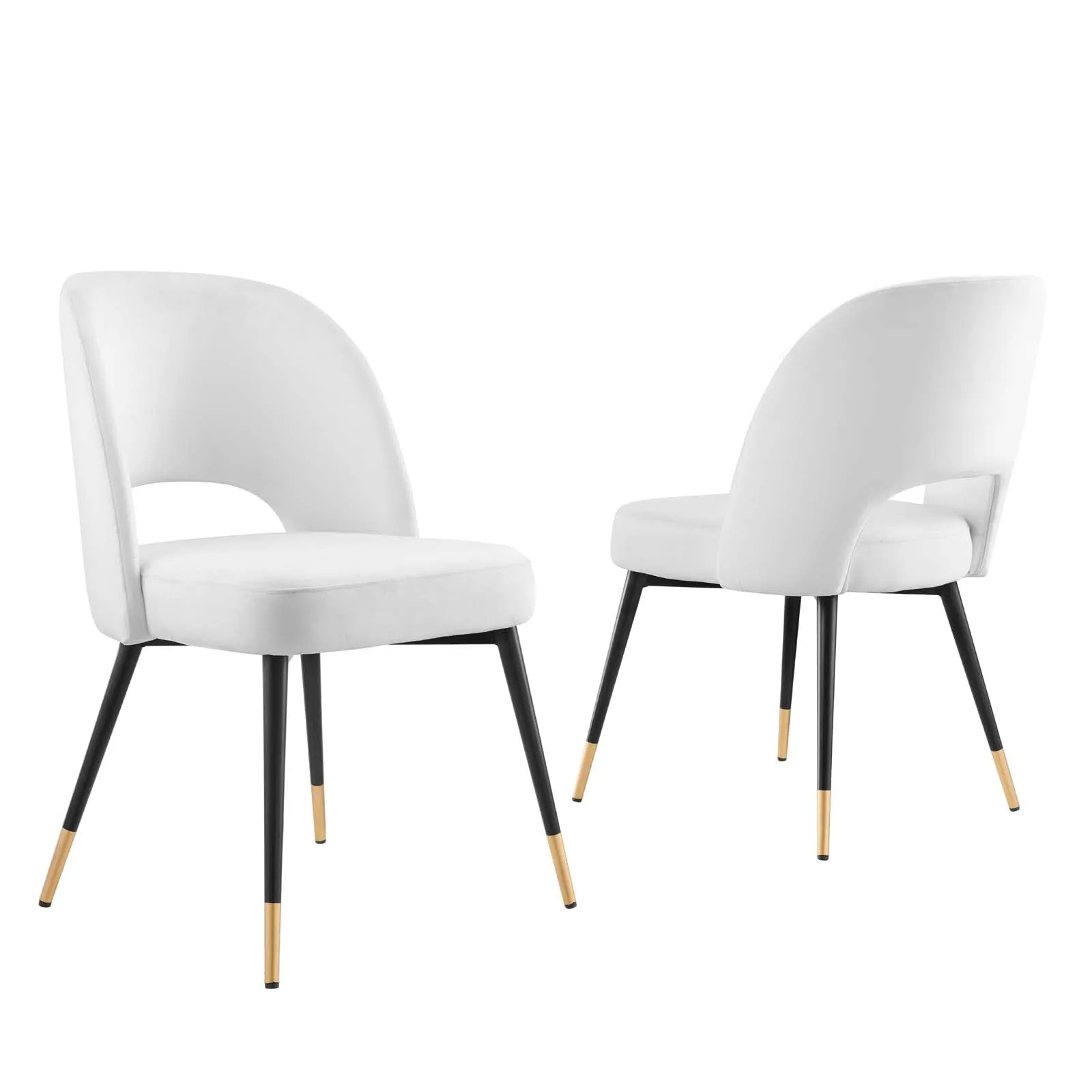 Modway Rouse Performance Velvet Dining Side Chairs - Set of 2 - EEI-4599