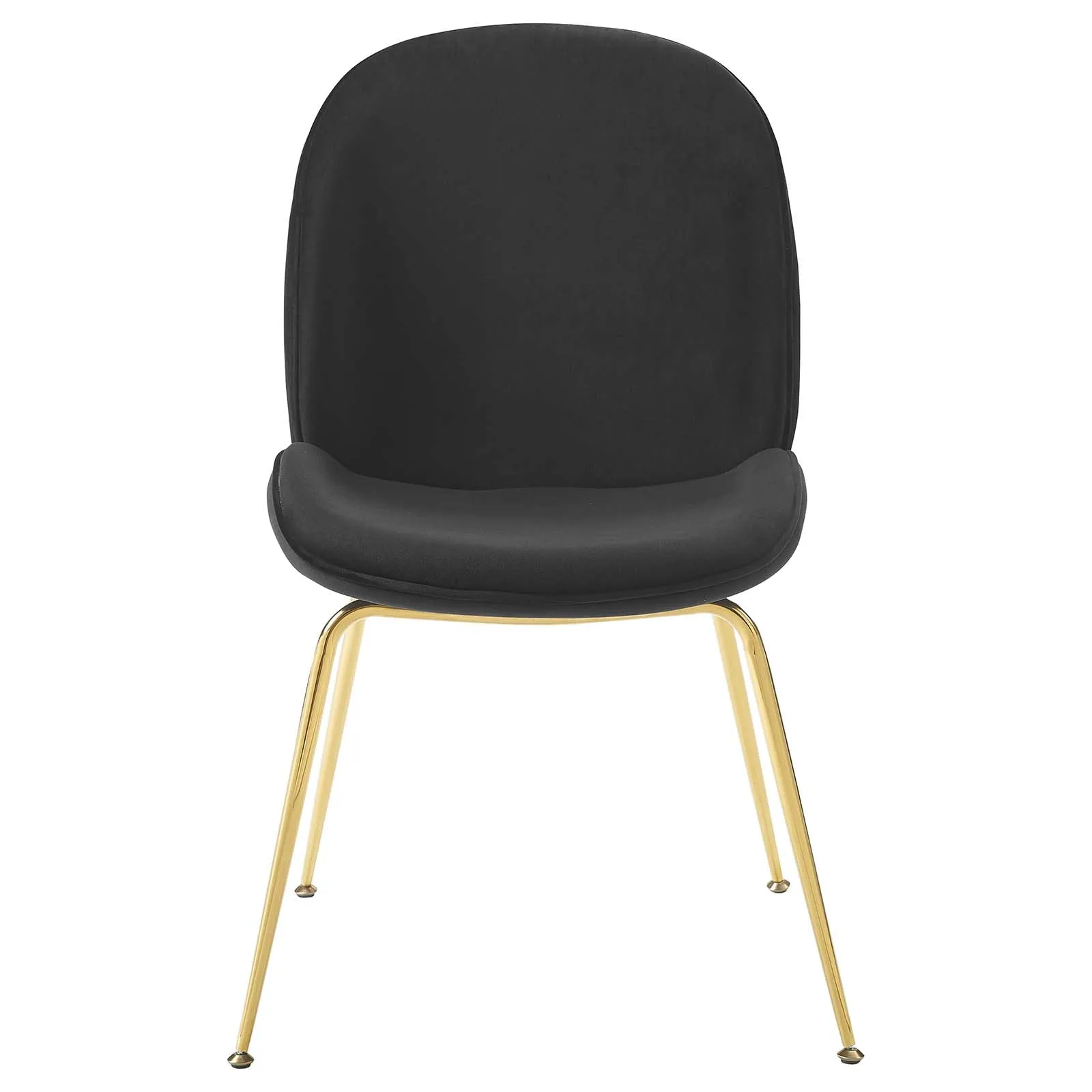 Modway Scoop Gold Stainless Steel Leg Performance Velvet Dining Chair - EEI-3548