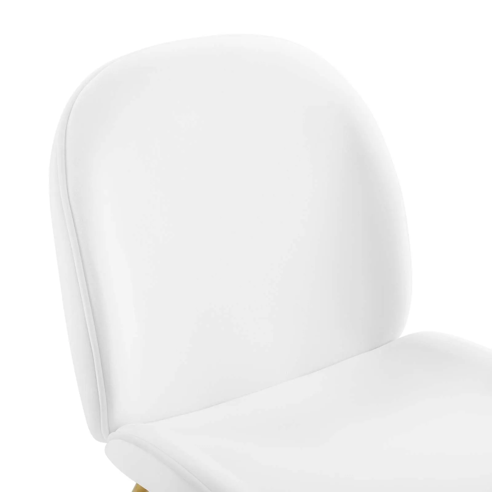 Modway Scoop Gold Stainless Steel Leg Performance Velvet Dining Chair - EEI-3548