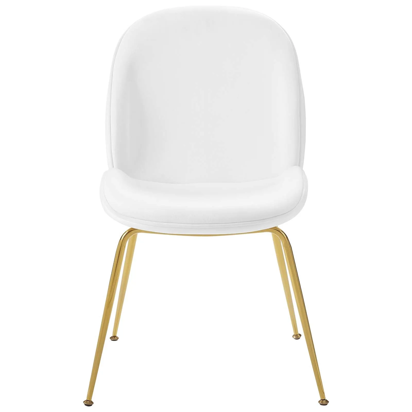 Modway Scoop Gold Stainless Steel Leg Performance Velvet Dining Chair - EEI-3548