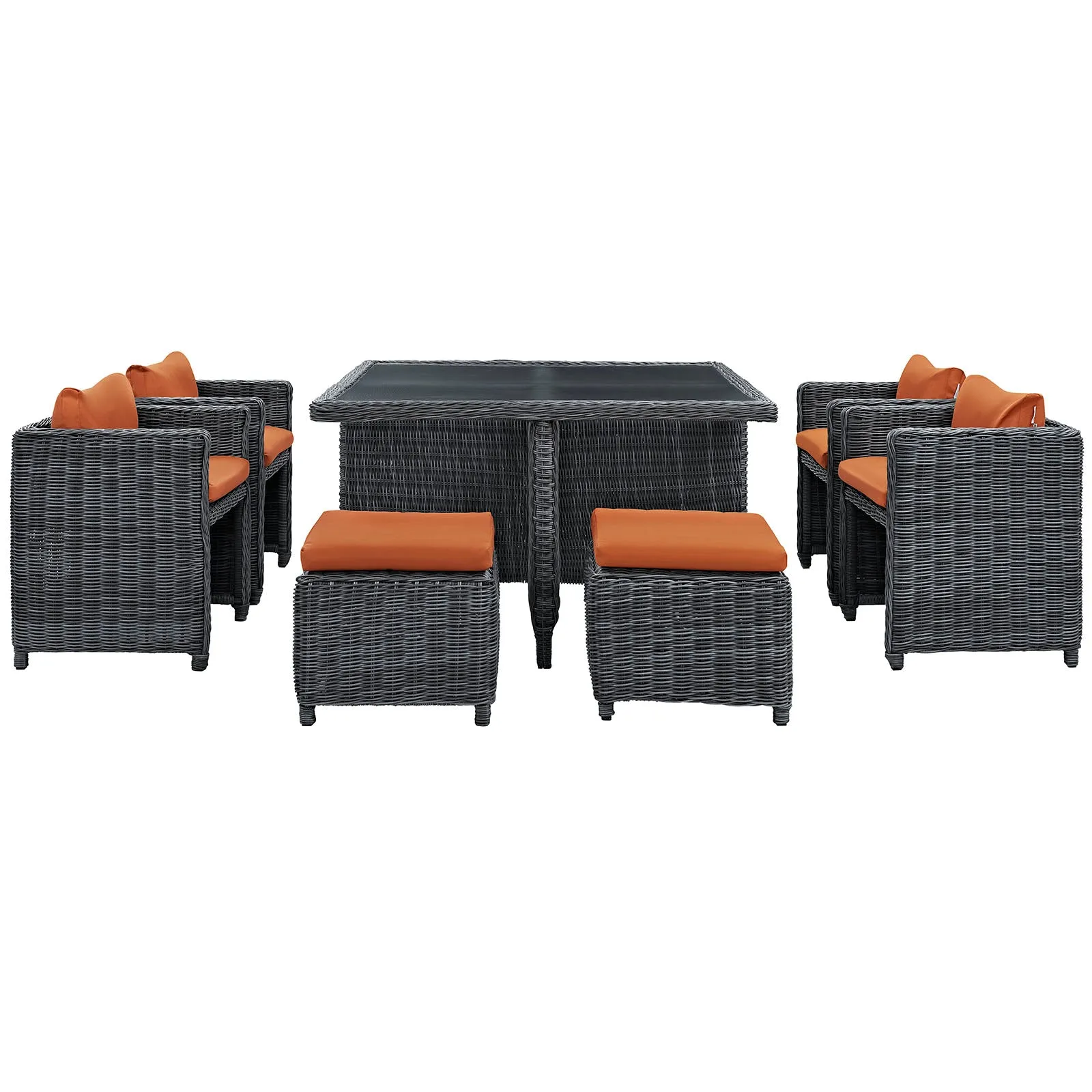 Modway Summon 9 Piece Outdoor Patio Dining Set - EEI-1947