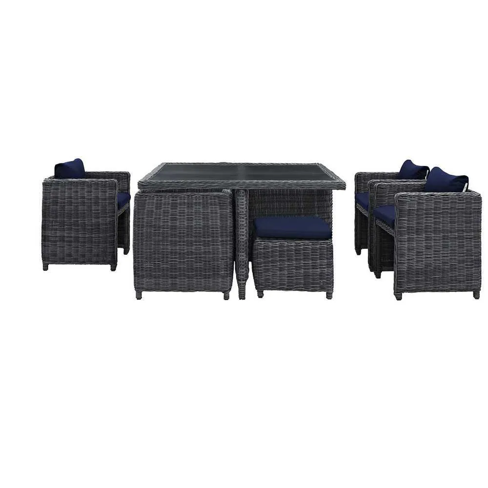 Modway Summon 9 Piece Outdoor Patio Dining Set - EEI-1947
