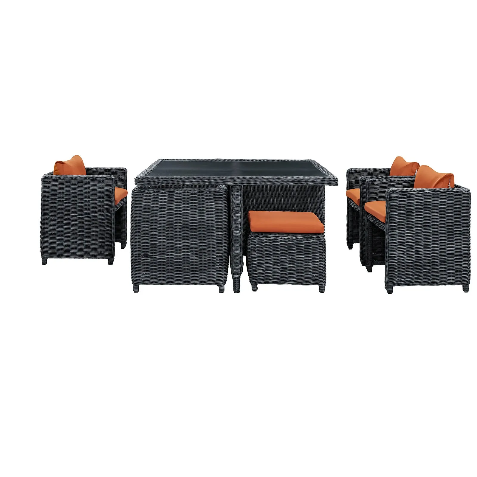 Modway Summon 9 Piece Outdoor Patio Dining Set - EEI-1947