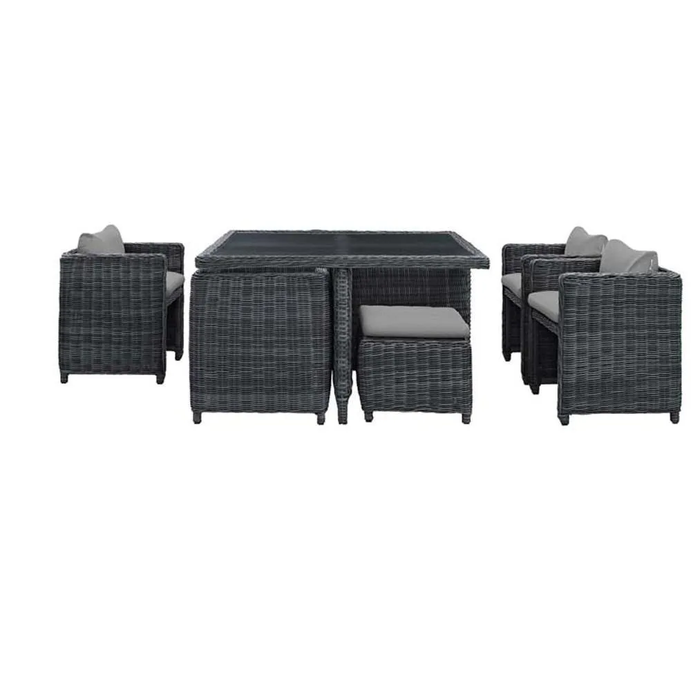 Modway Summon 9 Piece Outdoor Patio Dining Set - EEI-1947