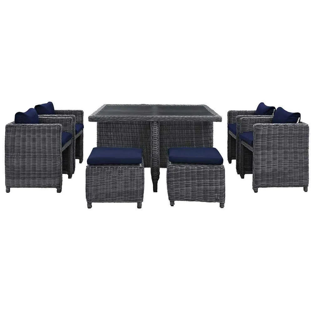 Modway Summon 9 Piece Outdoor Patio Dining Set - EEI-1947