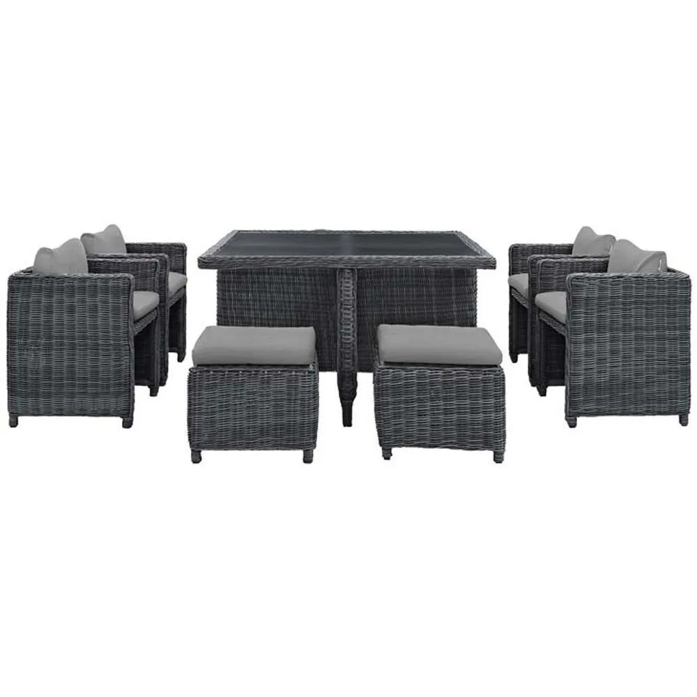 Modway Summon 9 Piece Outdoor Patio Dining Set - EEI-1947