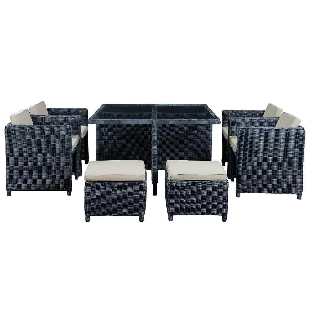 Modway Summon 9 Piece Outdoor Patio Dining Set - EEI-1947