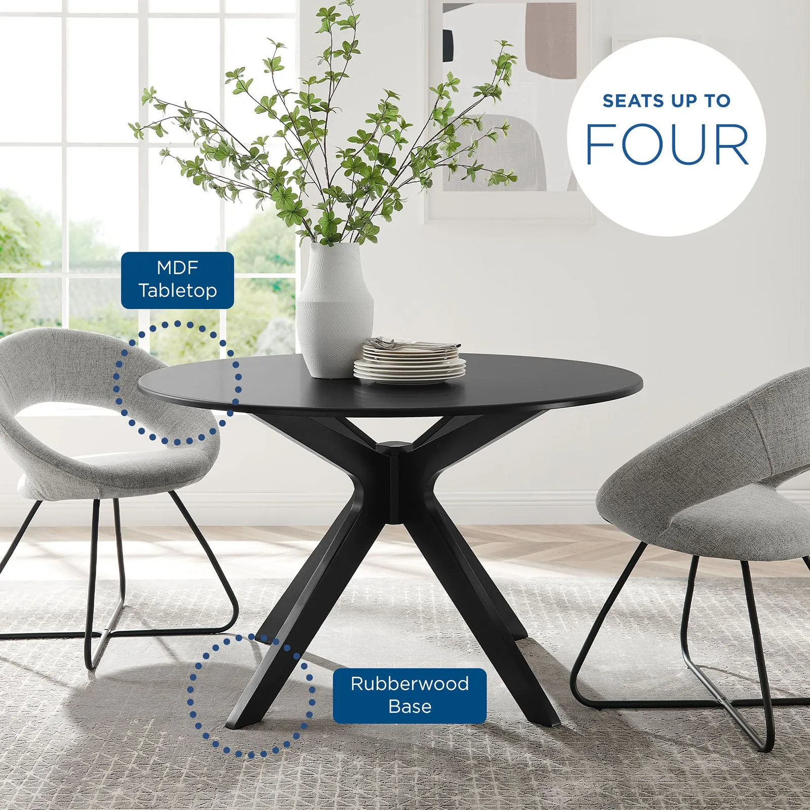 Modway Traverse 47" Dining Table - EEI-5510