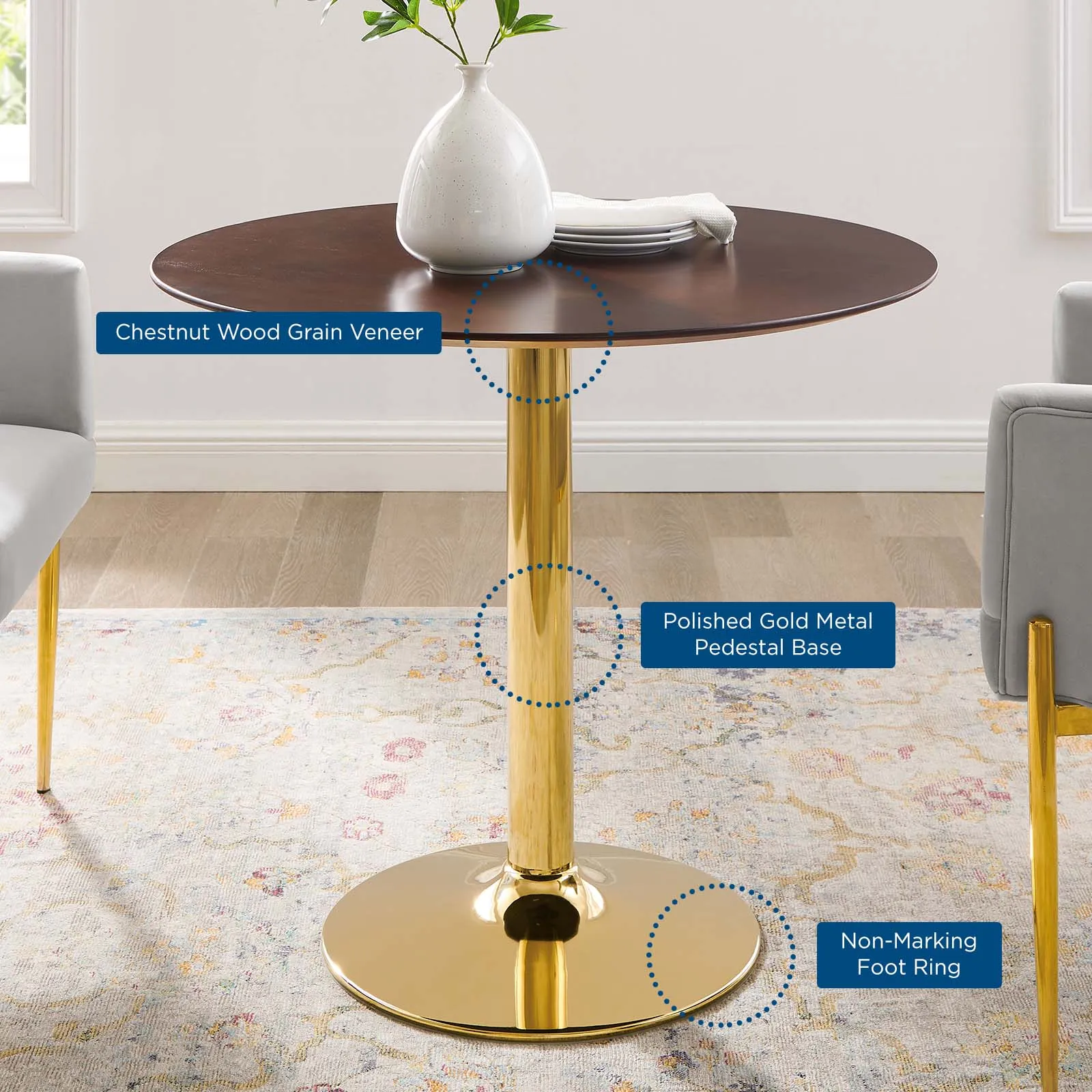 Modway Verne 35" Dining Table - EEI-4738