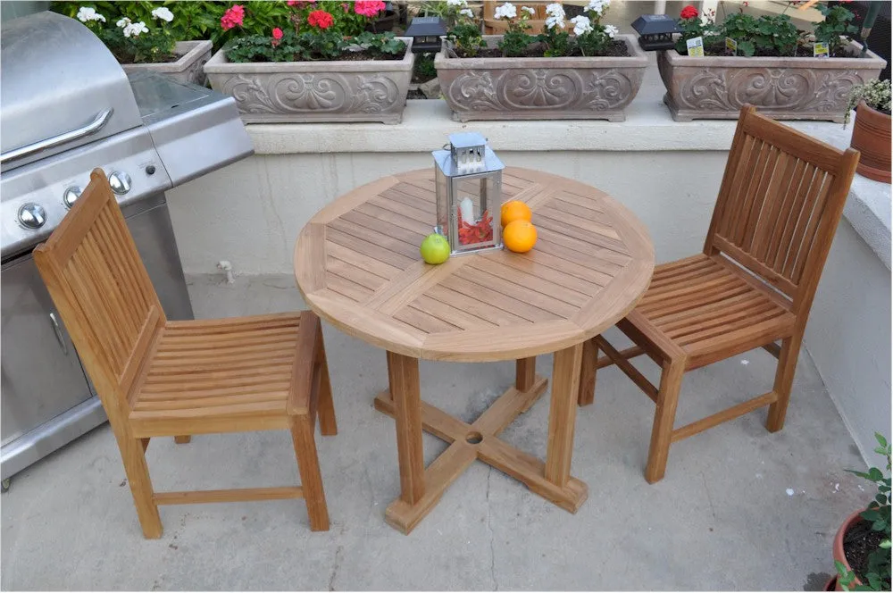 Montage Saratoga 3-Pieces Dining Set By Anderson Teak