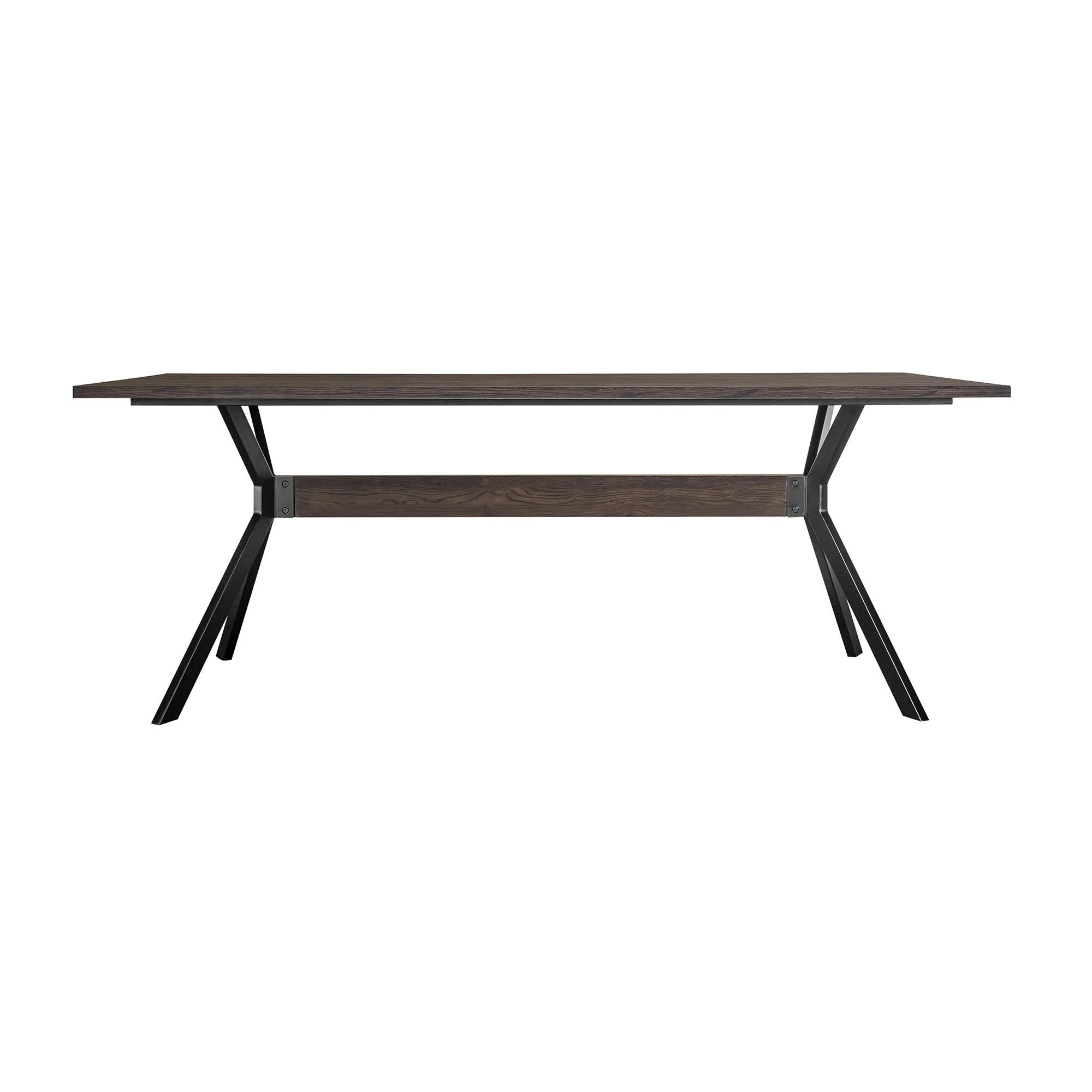 Nevada Rustic 2 piece set with Dining Table and Sideboard in Dark Brown By Armen Living