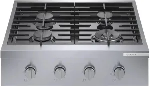 NIB Bosch 800 Series 30" 4 Sealed Burners Stainless Steel Gas Rangetop RGM8058UC