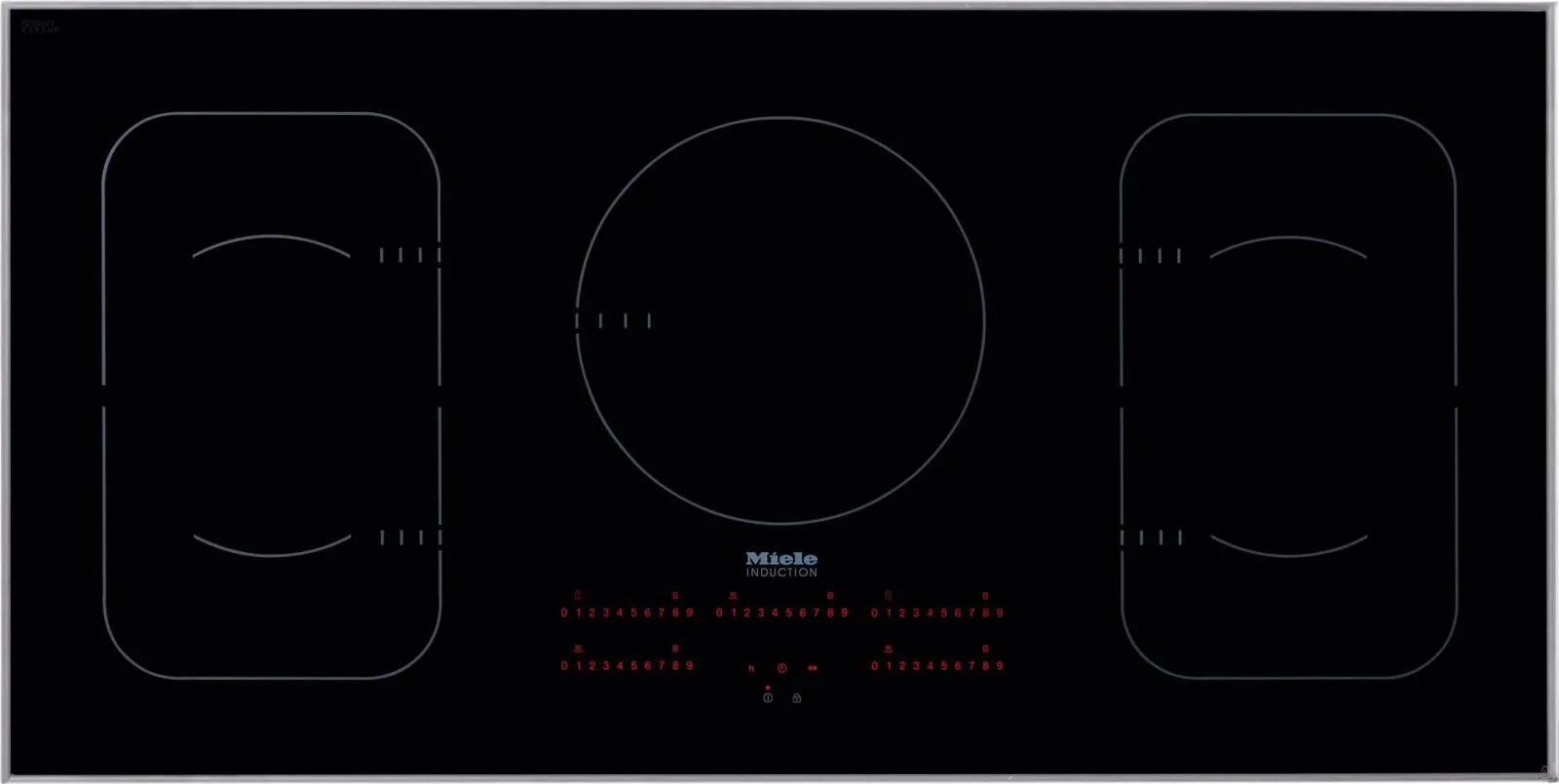 NIB Miele KM6377 42" PowerFlex Techn 5 Cooking Zones Framed Induction Cooktop