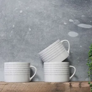 Nkuku Bria Grey Mug