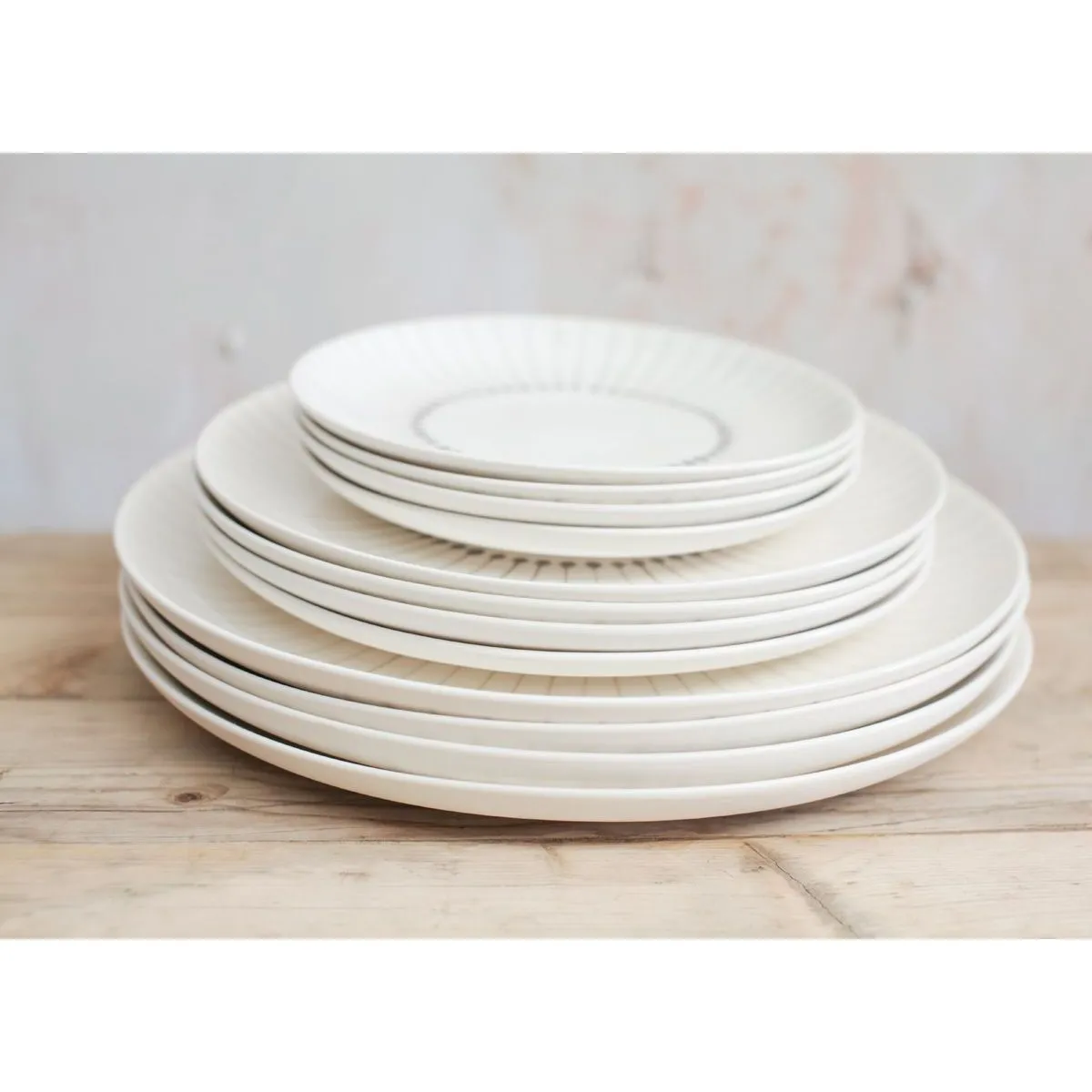 Nkuku Iba Grey Dinner Plate