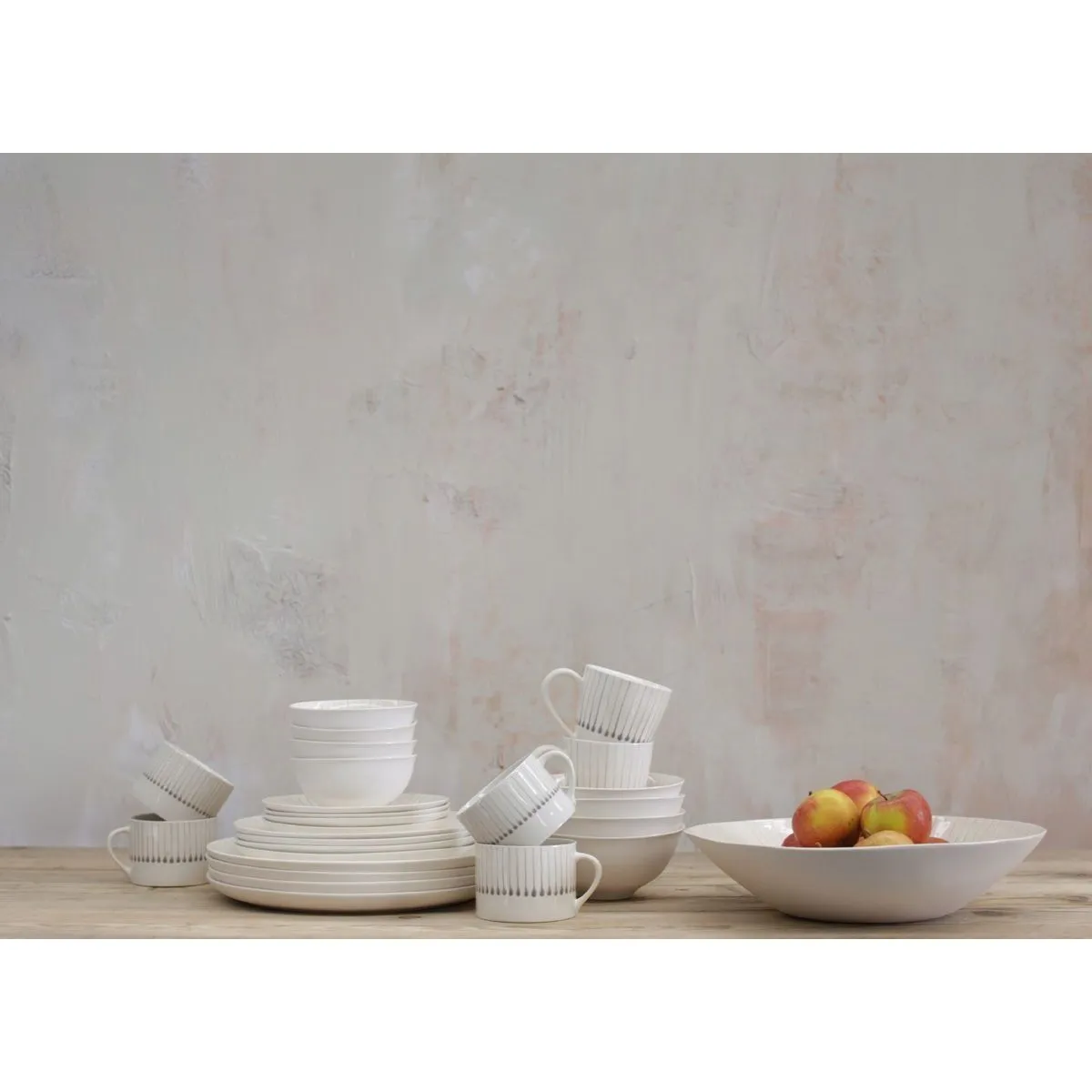 Nkuku Iba Grey Dinner Plate