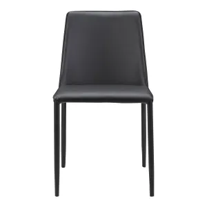 Nora Pu Dining Chair Black-M2 (Set Of 2) By Moe's Home Collection