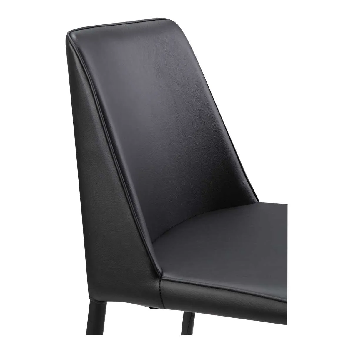 Nora Pu Dining Chair Black-M2 (Set Of 2) By Moe's Home Collection