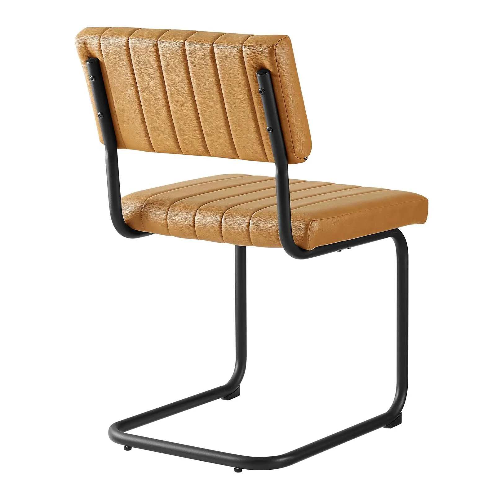 Parity Vegan Leather Dining Side Chairs - Set of 2 By Modway - EEI-6470
