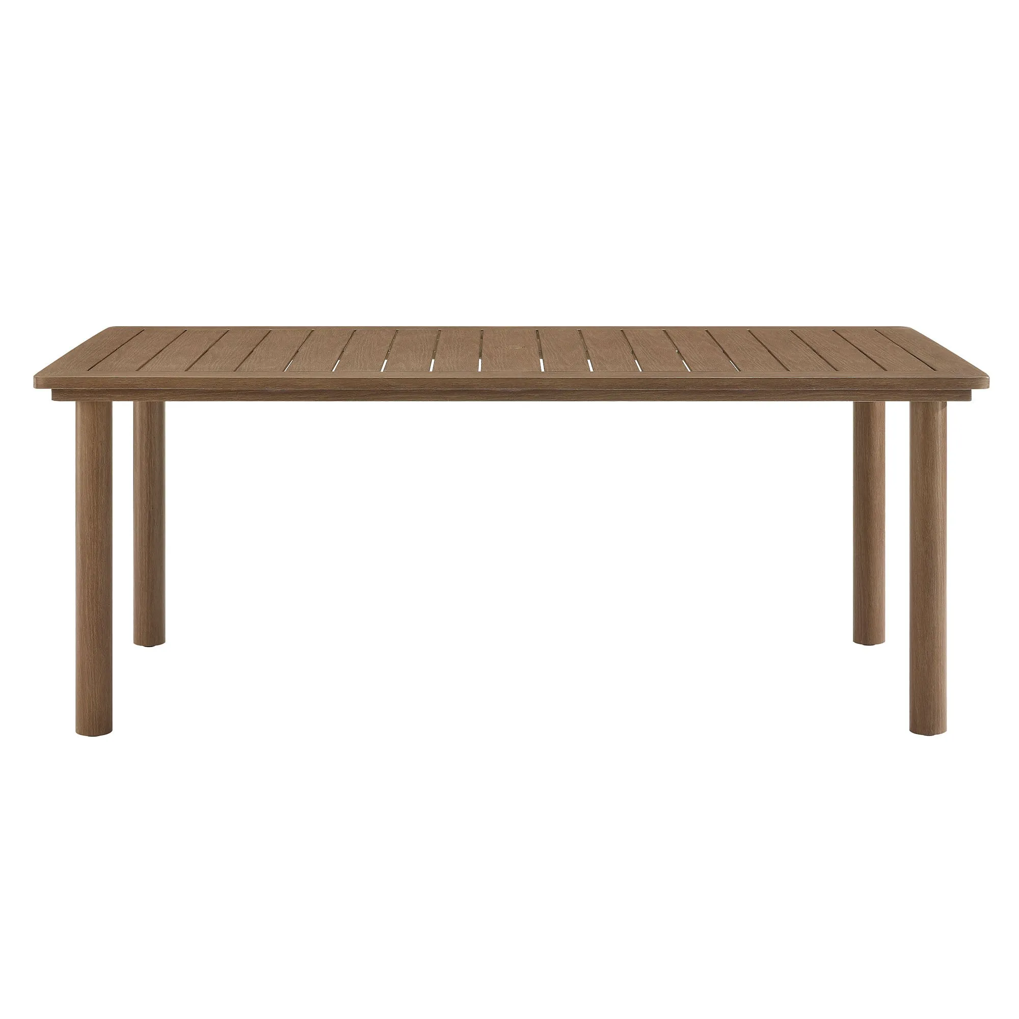 Parkland 76" Outdoor Patio Aluminum Dining Table by Modway
