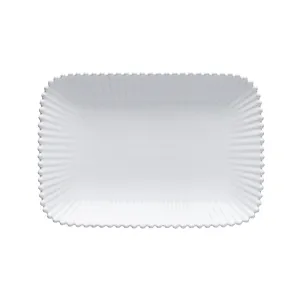 Pearl White 40cm Rectangular Platter