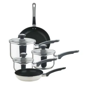 Prestige 5 Piece Strain Away Saucepan Set