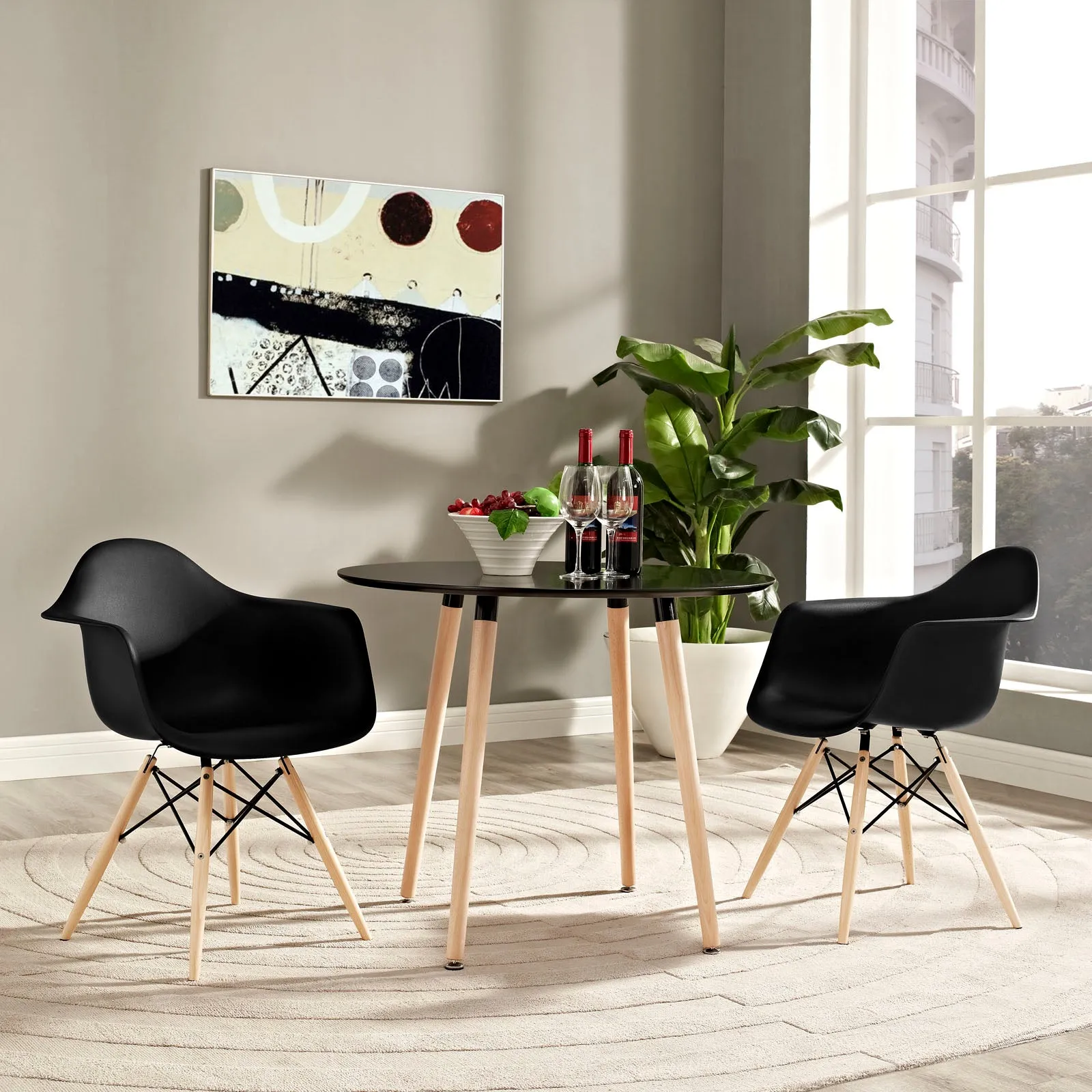 Pyramid Dining Armchair Set of 2 By Modway - EEI-1256
