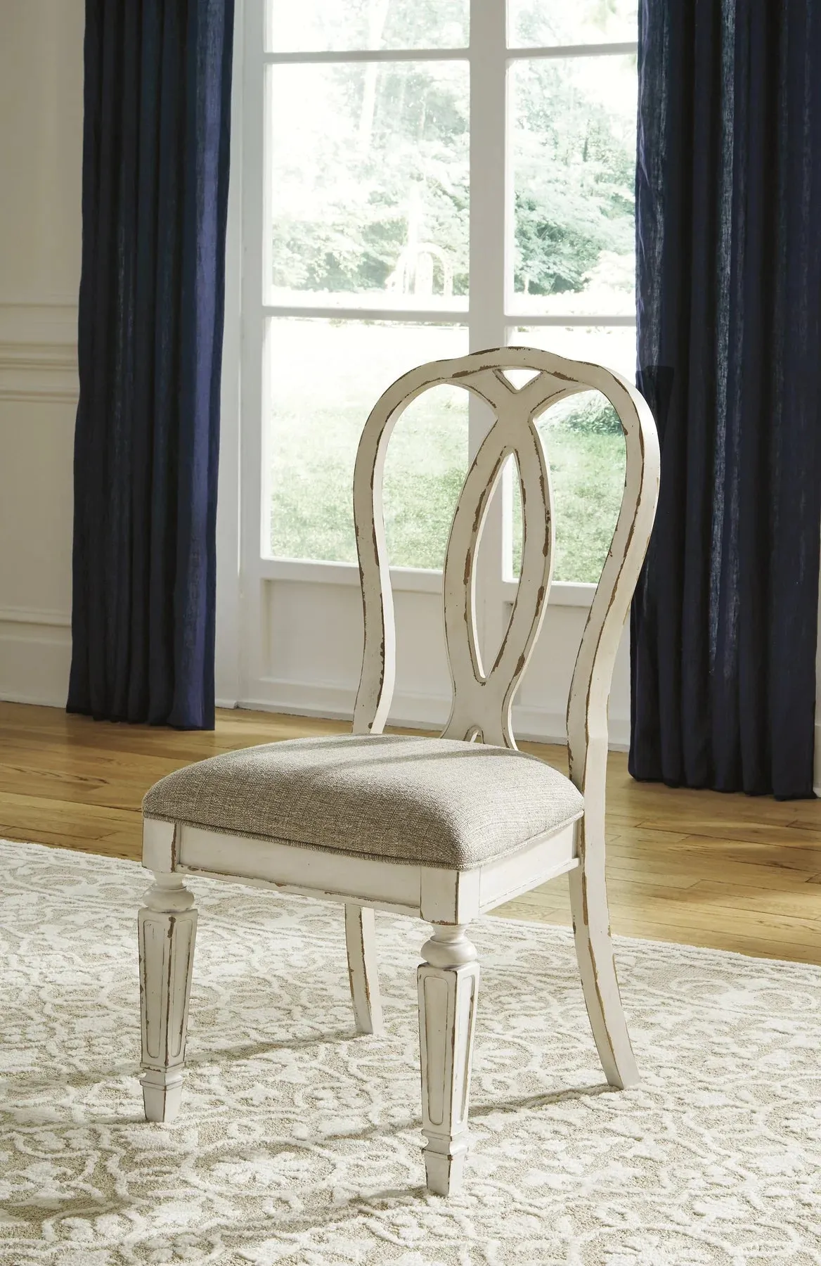 Realyn Dining Table and 6 Chairs Set