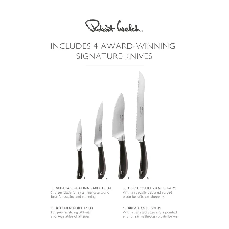 Robert Welch Ash Q Knife Block Set