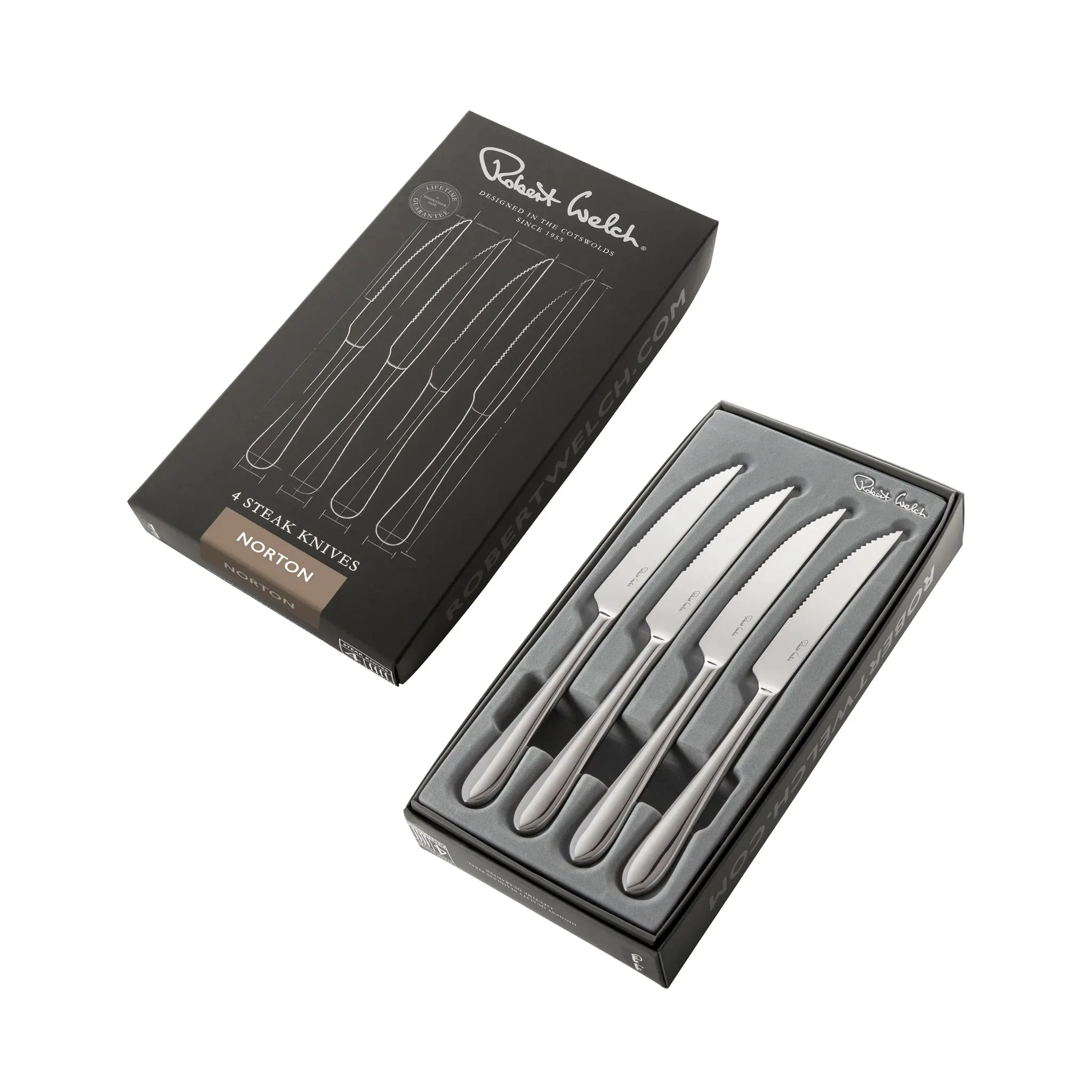 Robert Welch Norton Bright 4 Piece Steak Knife Set