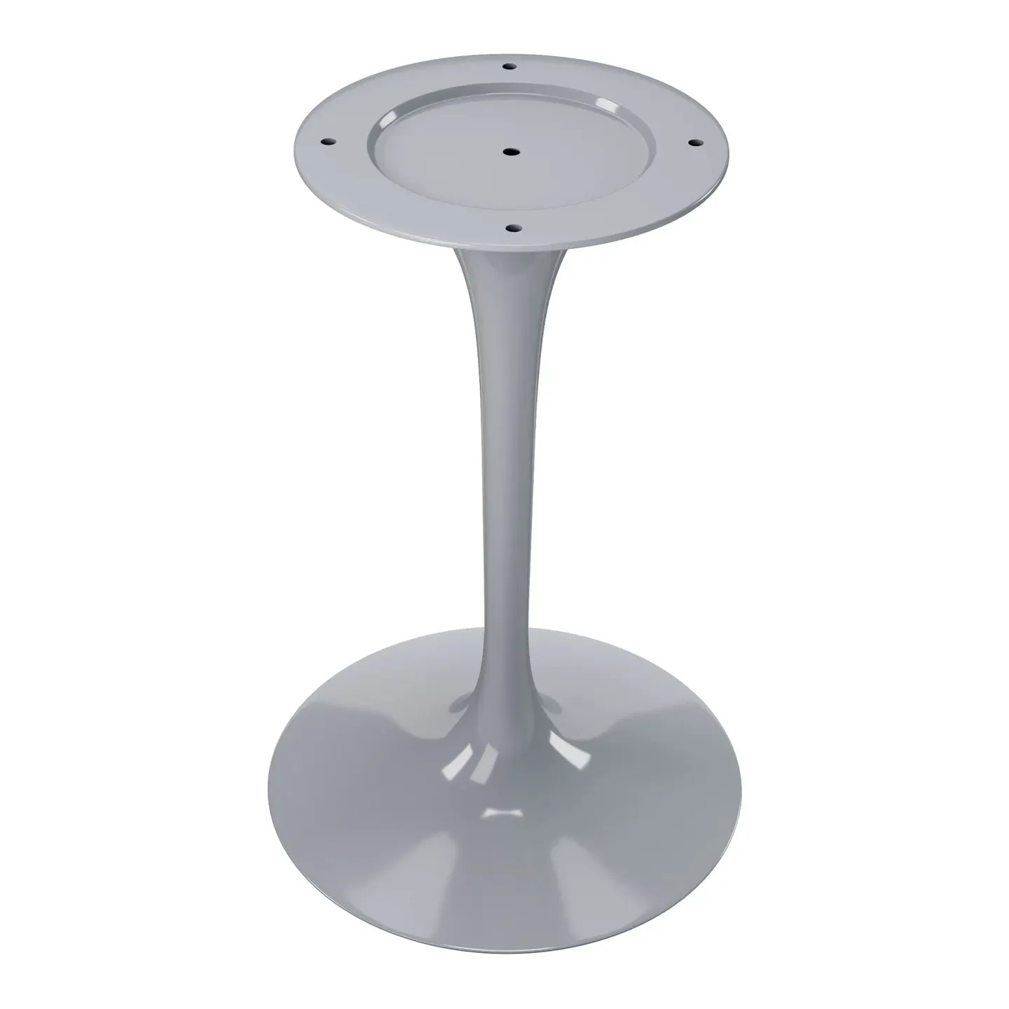 Rose 32" Round Marble Dining Table, Gray Base By World Modern Design