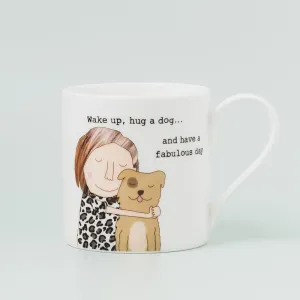 Rosie Made a Thing Hug A Dog Mug
