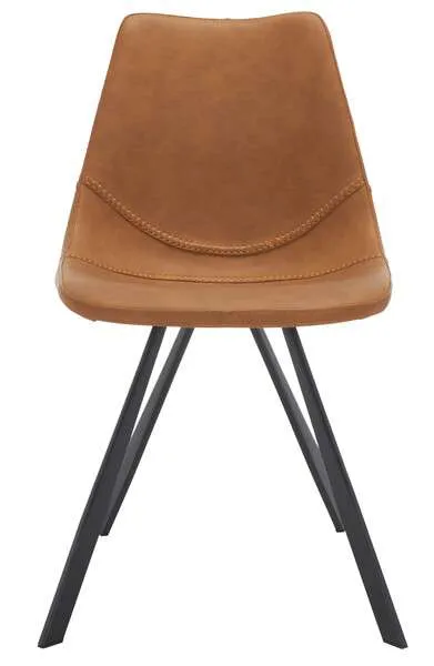 Safavieh Kayne Dining Chair Set Of 2 - Cognac