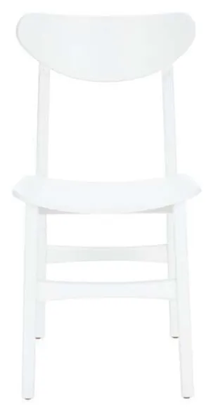 Safavieh Lucca Retro Dining Chair Set Of 2 - White