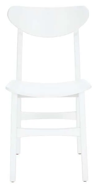 Safavieh Lucca Retro Dining Chair Set Of 2 - White
