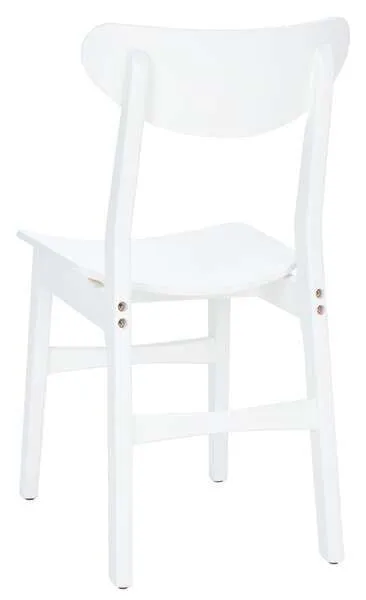 Safavieh Lucca Retro Dining Chair Set Of 2 - White