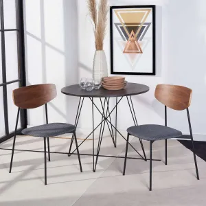 Safavieh Ryker Dining Chair Set Of 2 - Walnut