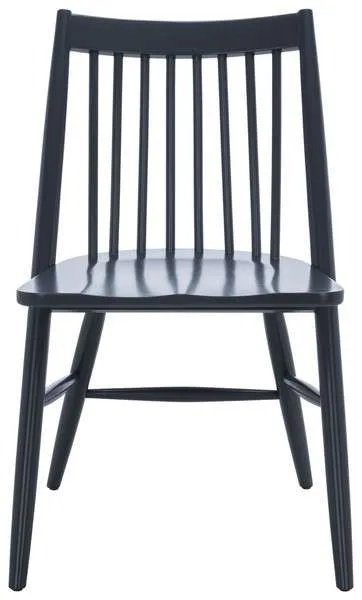 Safavieh Wren 19"H Spindle Dining Chair Set Of 2 - Dark Gray