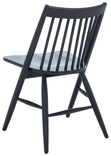 Safavieh Wren 19"H Spindle Dining Chair Set Of 2 - Dark Gray