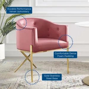 Savour Tufted Performance Velvet Accent Dining Armchair By Modway - EEI-3906