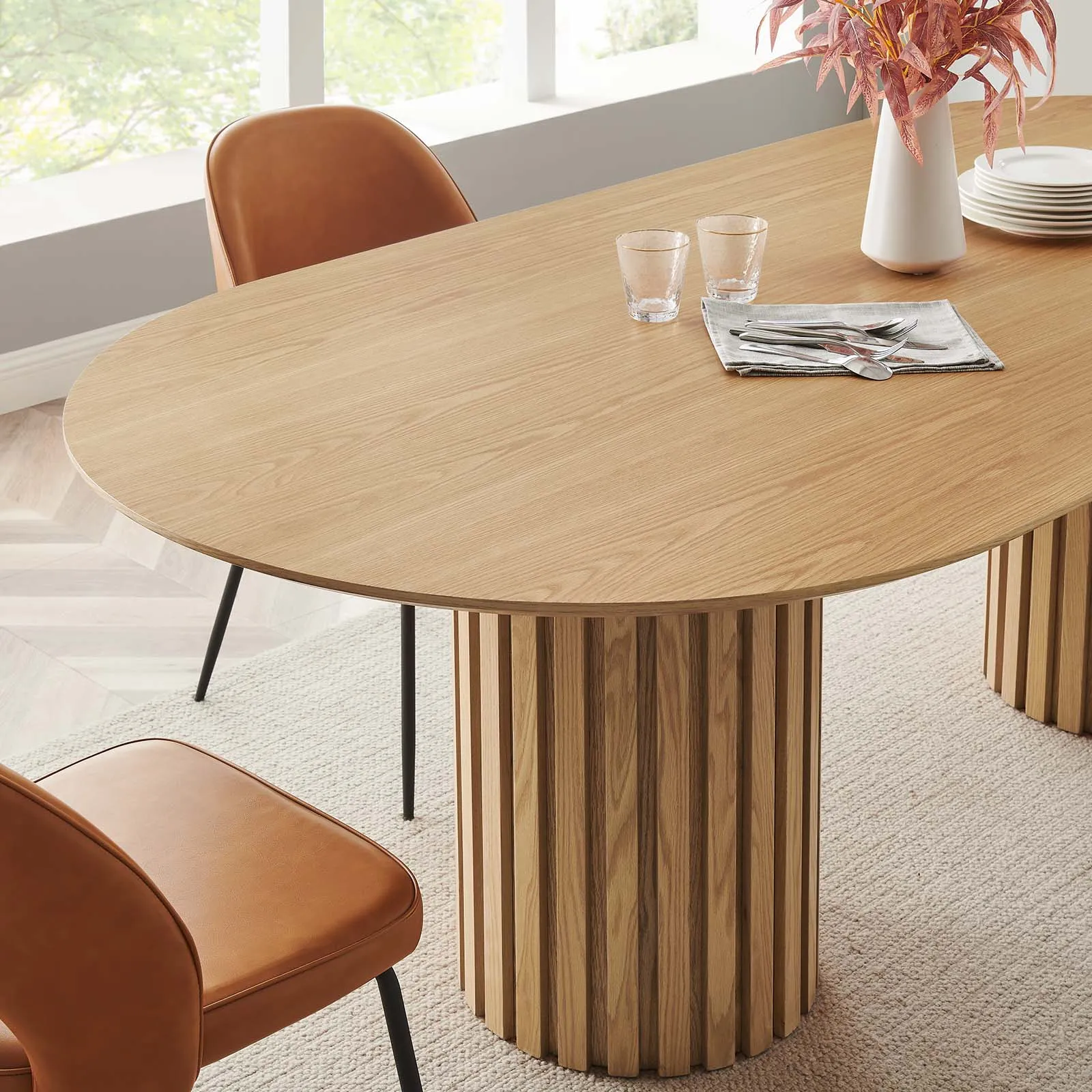 Senja 95" Oval Dining Table By Modway - EEI-6065