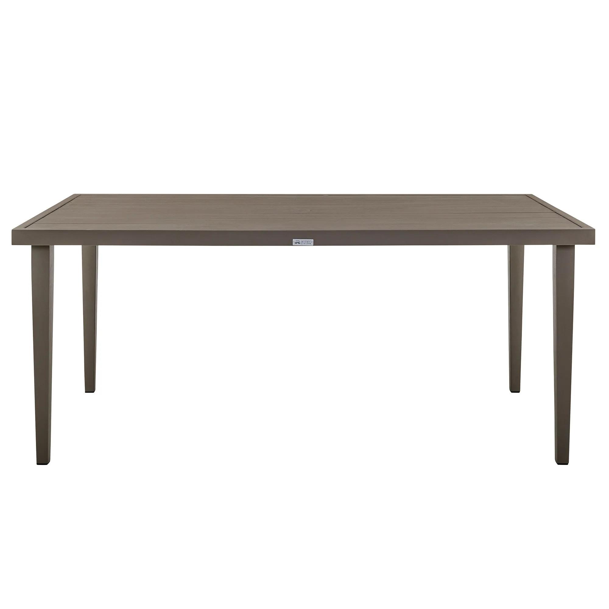 Silvana 5 Piece Gray Aluminum Outdoor Dining Set with Gray Fabric By Armen Living