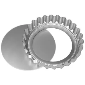 Silverwood 12cm Continental Flan Tin, Loose Base